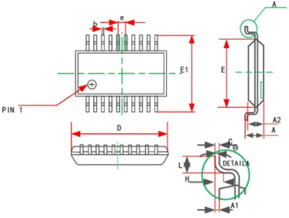 5PCS APM32F003F6P6 32-Bit Microcontroller TSSOP-20 32F003F6P6