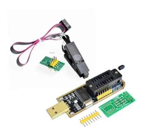 SOIC8/SOP8 Test Clip for EEPROM 93CXX/25CXX/24CXX with CH341 USB Programmer Module