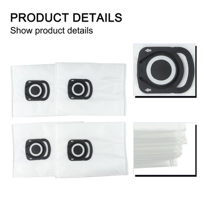 Dust Bags Replacement for Tefal For XPlorer Serie 75 S+ Vacuum Cleaner 4 or 10 Pack Bags for Efficient Dirt Capture