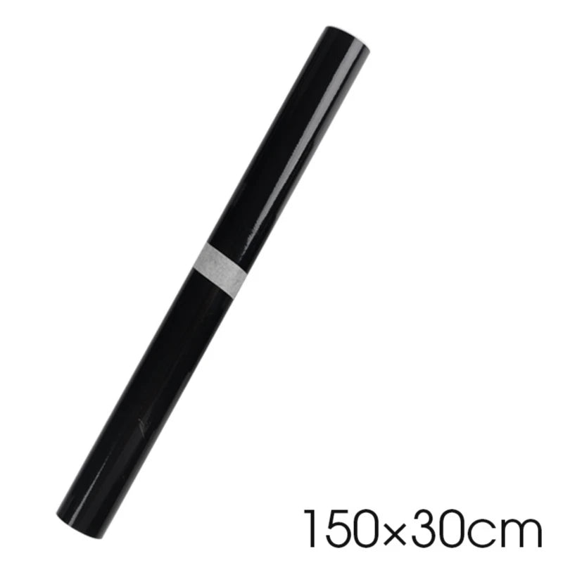 Car Glossy Black Sticker Waterproof Air Release DIY Stickers Car on The Hood Adhesive Vinyl for Auto Motorcycle Body Stickers