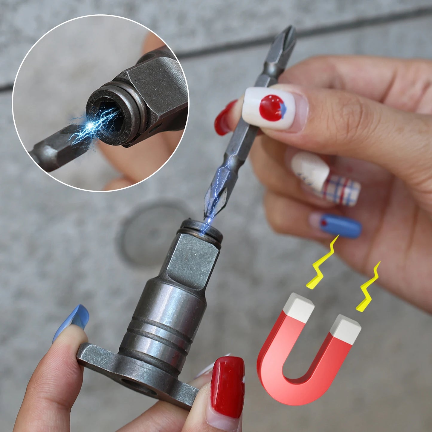 3/1PCS Electric Wrench Adapter Multifunctional Square Head T-shaft Electric Brushless Impact Wrench Shaft Power Tool Accessory