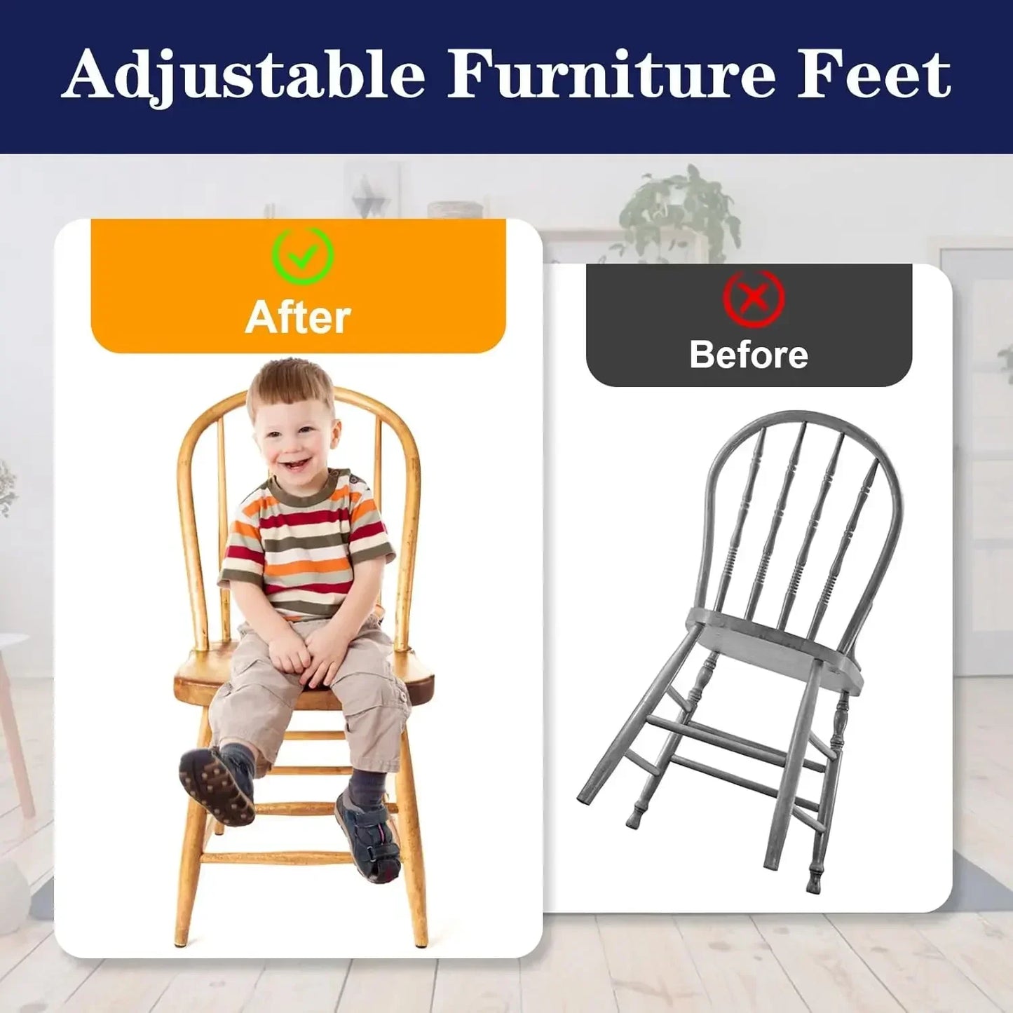 8/1PCS Adjustable Foot Pad Table Chair Furniture Leg Cover Anti Slip Glide Leveling Foot Pad Home Hardware Floor Protection Mat
