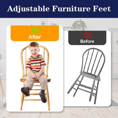 8/1PCS Adjustable Foot Pad Table Chair Furniture Leg Cover Anti Slip Glide Leveling Foot Pad Home Hardware Floor Protection Mat