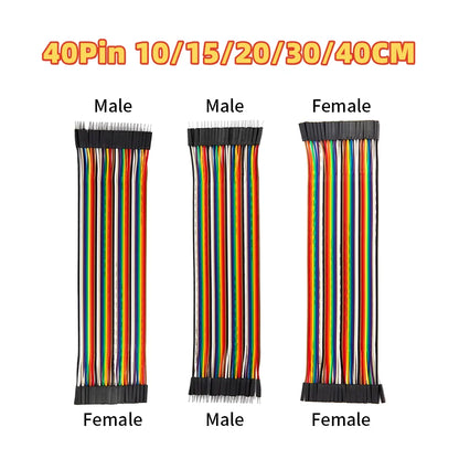 Dupont Line 10cm-40cm Male to Male + Female to Male + Female to Female Jumper Wire Dupont Cable for Arduino DIY Kit