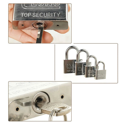 Stainless Steel Waterproof Padlock Same Key Open All Locks