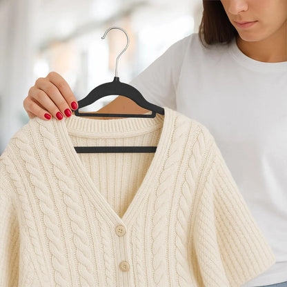 Velvet Non Slip Clothes Hangers Non Marking Wardrobe Storage