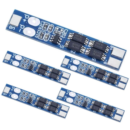 2S 7.4V 18650 Lithium Battery Protection Board with 8A Working Current and 16A Current Limiting