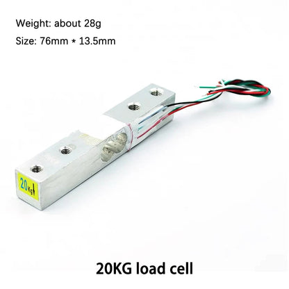 Small Range Weighing Pressure Sensor Module with HX711AD for 1-20kg Measurement