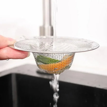 20x Stainless Steel Sink Filter Kitchen Bathroom Floor Drain Mesh Filters Drain Basket Waste Screen Hole Trap Strainer Stopper
