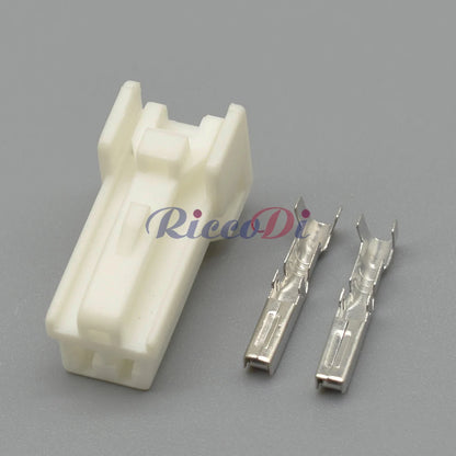 2-Pin Automotive Connector DJ7026Y-2-11 / DJ7026Y-2-21 | 7123-8326 / 7122-8326 | Sealed Light Socket Wiring Harness Plug
