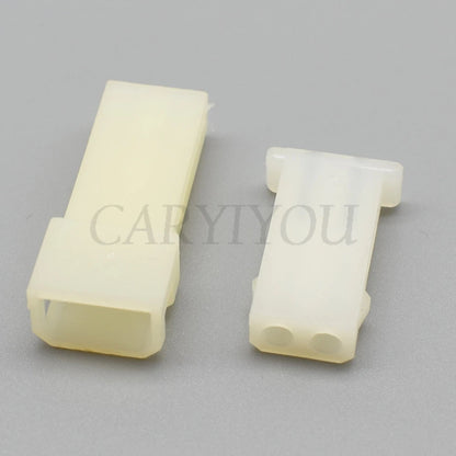 DJ3021-1.5-11/21 2-Pin White Automotive Connector Plug with Wires OEM 173973997A 171971999A