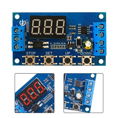 50W Motor Controller Versatile DC Motor Controller With Speed Control Timer & Memory Function For Small Fans Toy Car Models