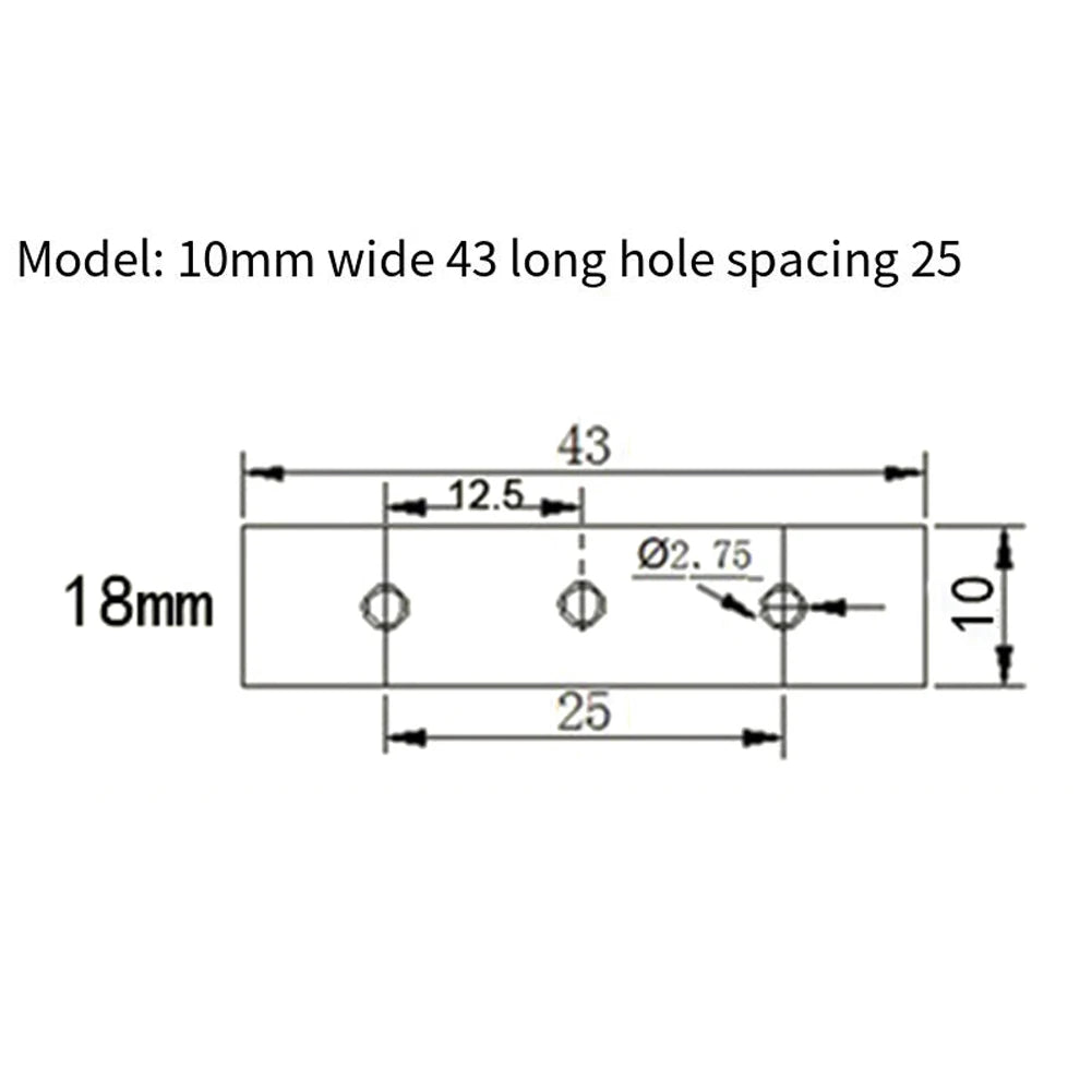 PCB DIN C45 Rail Mount Adapter for DIN 35 Mounting Rails, Plastic PCB Bracket Clips, 35mm Electrical Part