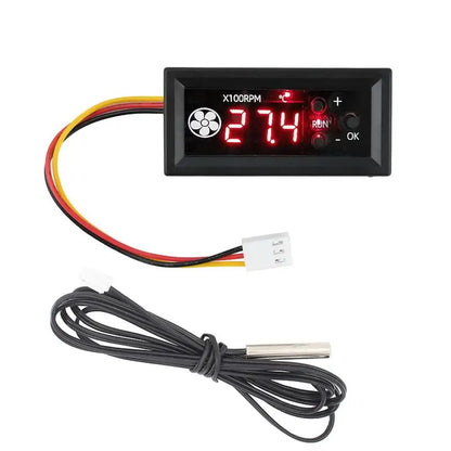 12V PWM Fan Speed Controller Digital Display Temperature Control
