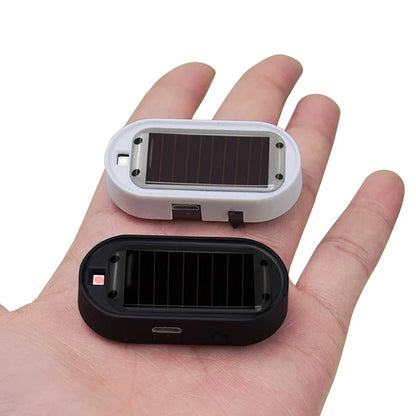 Solar Powered Fake Security Alarm LED Flashing Anti-Theft Light 2/1PCS