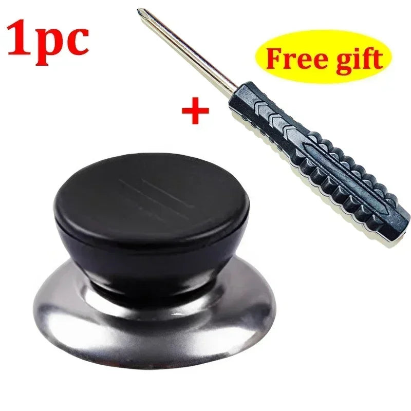 Universal Pot Lid Knob Replacement Kitchen Handle with Screwdriver