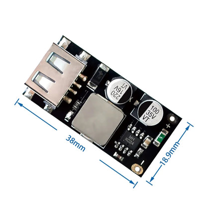 QC3.0 / QC2.0 USB DC-DC Buck Converter Module – Fast Step-Down Charger 6-32V to 3V/5V/12V