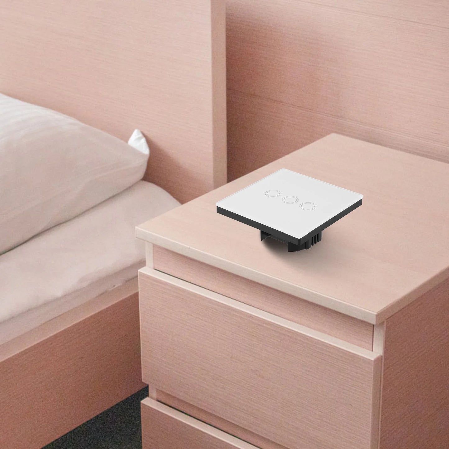 Contemporary 3 Gang Touch Light Switch Engineered to Work Seamlessly With All Your Lighting Fixtures in Any Location