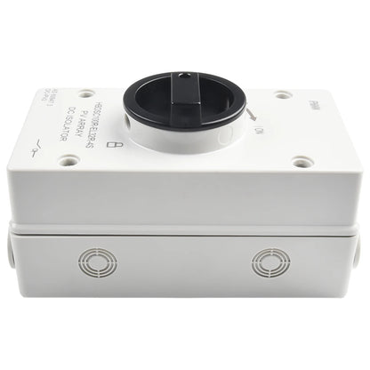 50 60HZ Isolation Switch Isolation Switch From 300V To 1000V Gray Plastic Silver Contacts 32A 1000V Above 440V