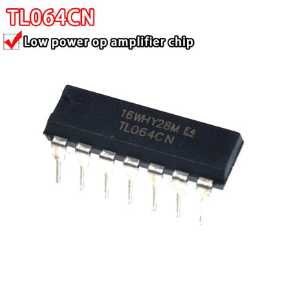 5PCS TL064 / TL074 / TL084 DIP-14 Operational Amplifier IC – TL064CN TL074CN TL084CN