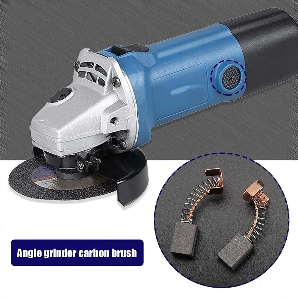 Brand New Carbon Brushes Angle Grinder G720 Power Tools Grinder 12X8X5mm Accessories Carbon & Metal Electric Motor