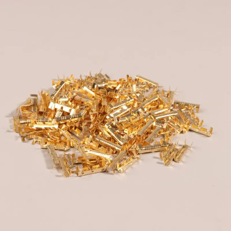 U-Shaped Electrical Wire Connectors Set 0.5-1.5mm² with Heat Shrink Tube Crimp Terminals Block for Fast Wiring Cable Lock