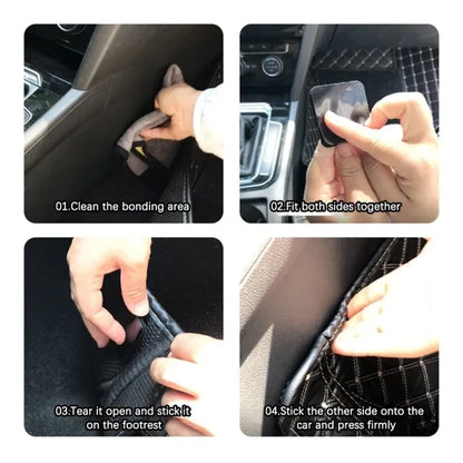 New Carpet Fixing Stickers Double Faced High Adhesive Car Carpet Fixed Patches Home Floor Foot Mats Anti Skid Grip Tapes 2/50pcs