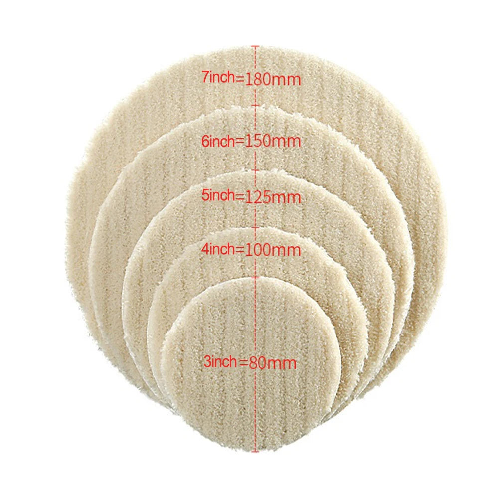 Polishing Power Tool Abrasives Air Tool Accessories Polishing Pads Buffing Pads Scratche Felt Wheel Polish Repair
