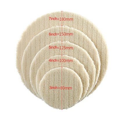 Polishing Power Tool Abrasives Air Tool Accessories Polishing Pads Buffing Pads Scratche Felt Wheel Polish Repair