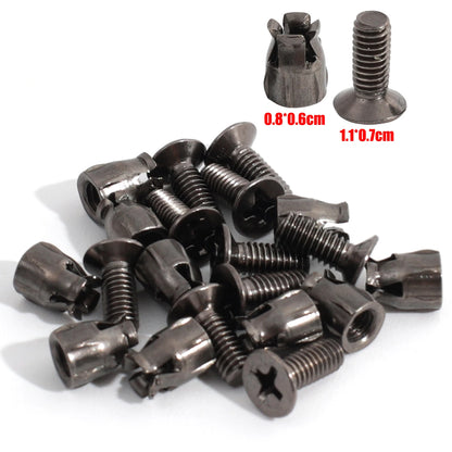 Hardware Expansion Nut Cabinet Hinge Mounting Kit for Furniture Repair