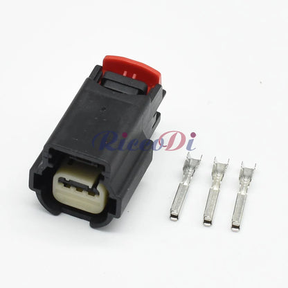 3 Pin Car Reversing Radar Sensor Female Connector Plug DJ70330A-1-21 Automotive Parking Sensor Socket