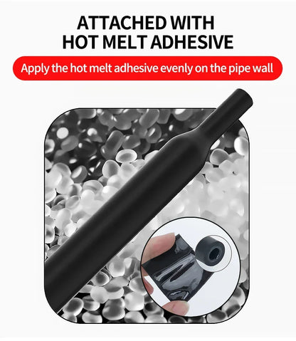 5 Meter 4:1 Dual Wall Heat Shrink Tube with Glue Heat Shrinkable Tubing 4-32mm