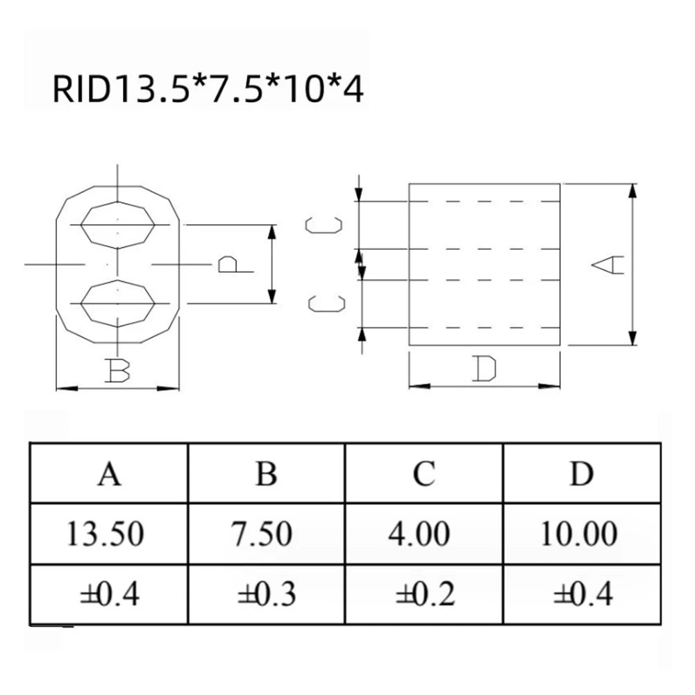 Ring Rfc Toroid Ferrite Core Magnetic Ring Bead for RF Radio Frequency RFC SWR ...