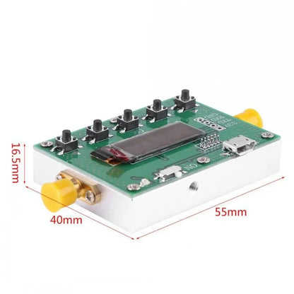 6G Digital Programmable Attenuator 30DB Step 0.25 RF Module LF-6GHz 30DB Step Size 0.25DB OLED Display SMA 0-31.75dB