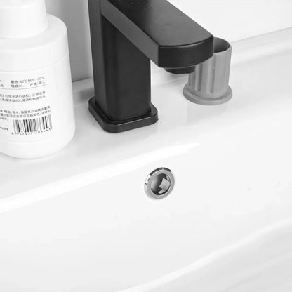 Sink Overflow Ring Cover Plug Bathroom Basin Drain Hole Cap 4/1PCS