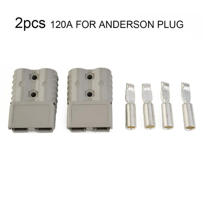 120 FOR Anderson Plugs 16-25mm2 Cable Terminal Forklift Battery Power Connector Plastic 120A For Anderson Plugs 63*45mm