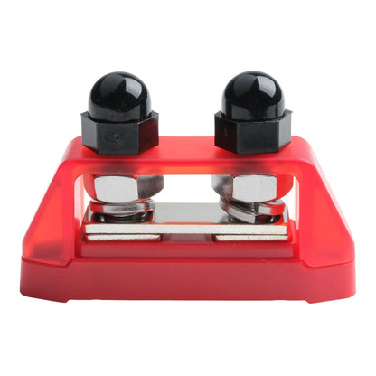 12V-48V Bus Bar M8 M10 DC Bus Bar Stainless Steel Studs Polycarbonate Plastic Cover Power Distribution For Yachts