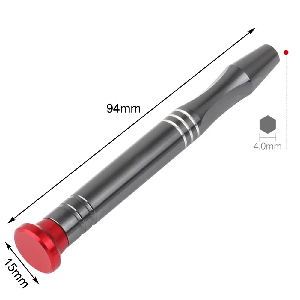 Hex Screwdriver Handle Aluminum Alloy Hex Bit Holder For Electronics Repair Hand Tools Accessories