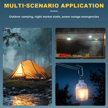 Portable LED Camping Light 3 Lighting Modes Use 3*AAA Battery Camp Lamp For Outdoor Waterproof Camping Hiking Emergency Lantern