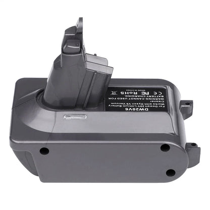 21.6V 6000mAh Rechargeable Battery Adapter for Handheld Vacuums – Compatible with V6, V8, DC58, DC59, DC62, SV03, SV05, SV06