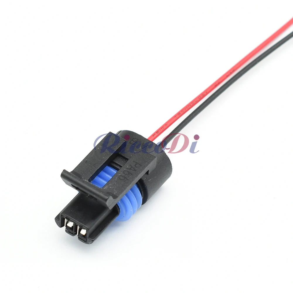 2 Pin Male Female Water Temperature Sensor Plug Waterproof Connector Compatible with GM 12162197 12162195 12162193