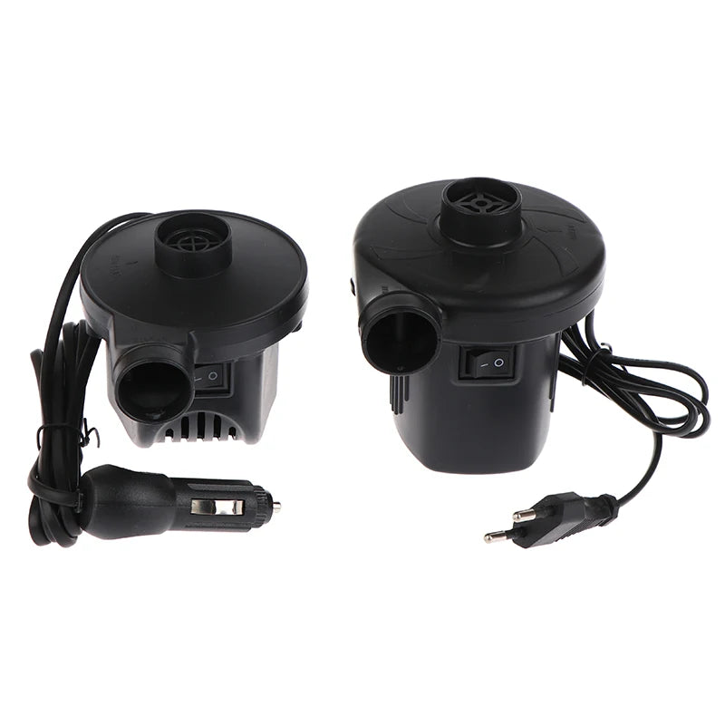 Home Use Camping Inflator Portable Electric Inflatable Pump With 3 Nozzles Air Mattress Boat Auto Air Inflatable Pump For Car