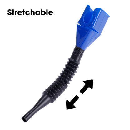 Telescopic Car Refueling Funnel – Universal Foldable Transfer Funnel for Engine Oil & Gasoline (1/2/4PCS)