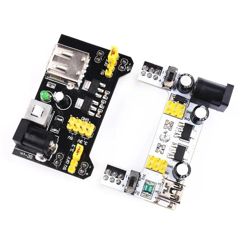 MB102 830-Point Breadboard Kit — Power Module 3.3V/5V + Jumper Wires, Arduino Prototyping