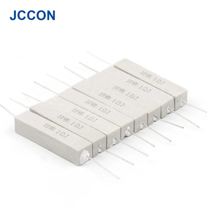 10W Cement Resistor 0.1Ω–10KΩ 5% Tolerance Ceramic Cement Resistance