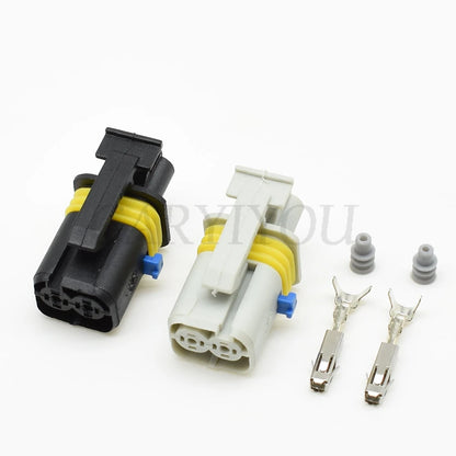 DJ7028YA/YB-1.5-21 Automotive EFI Motor Start Relay 2-Pin Waterproof Connector Male Female