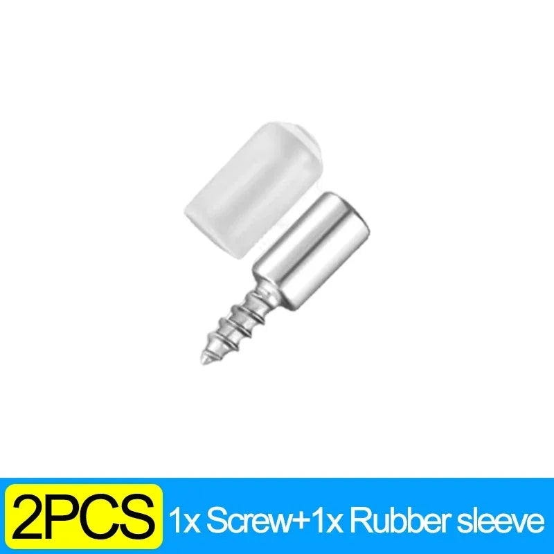 200x Self Tapping Shelf Bracket Support Screw with Rubber Sleeve