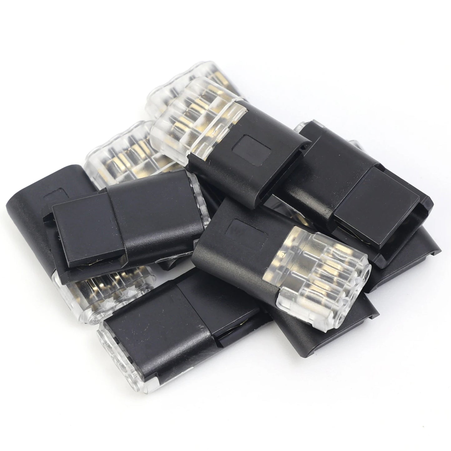 3-Wire Quick Connect Automotive Electrical Connector No-Weld 1.3x2.3cm