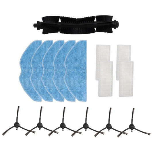 Color: As Shown Mop Cloth Kit Vacuum Cleaner Kit Efficient Mop Cloths Direct Replacement Dust Capture Filters Easy Installation