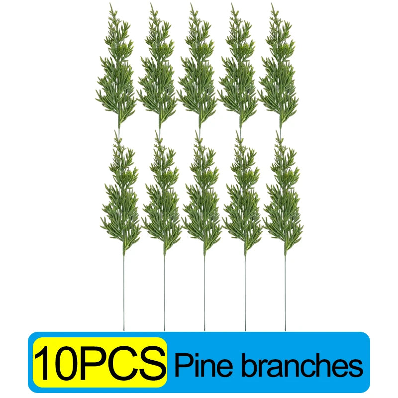 30/1PCS Christmas Decoration Artificial Pine Branches with Holly Berries, Red Berry Branches for Christmas Tree, Wreath, Gift Decoration